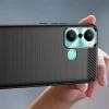 Чохол HRT Carbon Case для Infinix Hot 20 Play Black (9145576275443)