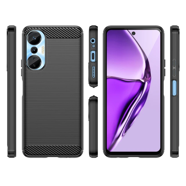Чехол HRT Carbon Case для Infinix Hot 20S Black (9145576275467)