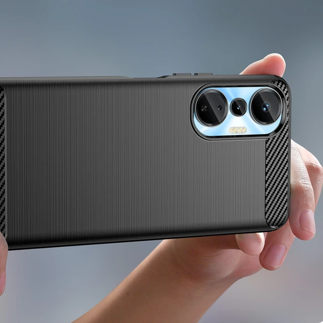 Чехол HRT Carbon Case для Infinix Hot 20S Black (9145576275467)