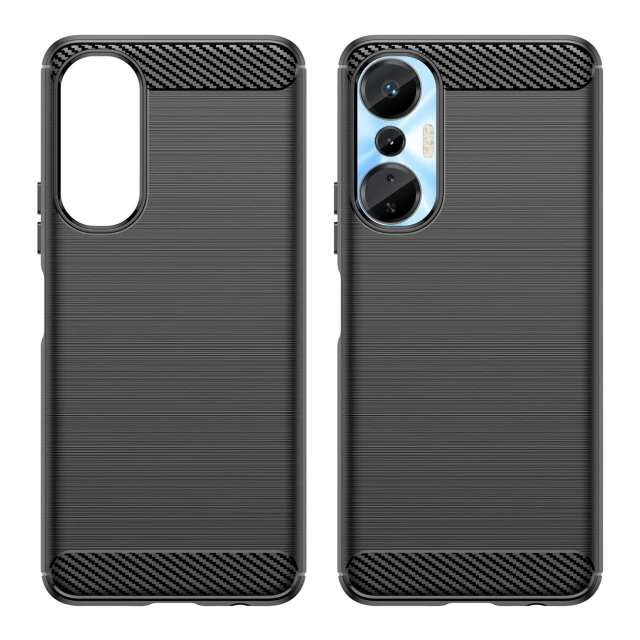 Чехол HRT Carbon Case для Infinix Hot 20S Black (9145576275467)