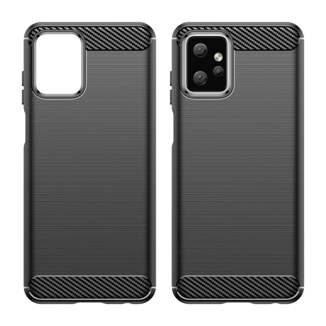 Чехол Hurtel Carbon Case для Motorola Moto G Power 2023 Black (9145576275559)