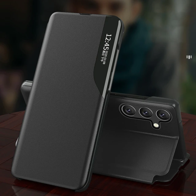 Чехол-книжка HRT Eco Leather View Case для Xiaomi 13 Lite Black (9145576275733)