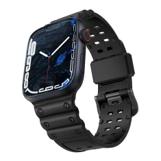 Ремешок Hurtel Triple Protection для Apple Watch Series 9/8/7 41 mm | 6/5/SE 40 mm | 3/2/1 38 mm Black (9145576276112)