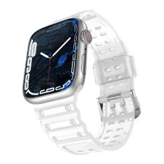 Ремінець Hurtel Triple Protection для Apple Watch Series 11/10 42 mm | Series 9/8/7 41 mm | 6/5/SE 40 mm | 3/2/1 38 mm Clear (9145576276174)