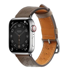 Ремінець Hurtel для Apple Watch Series 11/10 42 mm | Series 9/8/7 41 mm | 6/5/SE 40 mm | 3/2/1 38 mm Brown (9145576276266)