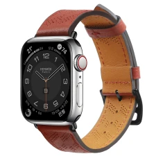 Ремінець Hurtel для Apple Watch Series 11/10 42 mm | Series 9/8/7 41 mm | 6/5/SE 40 mm | 3/2/1 38 mm Red (9145576276273)