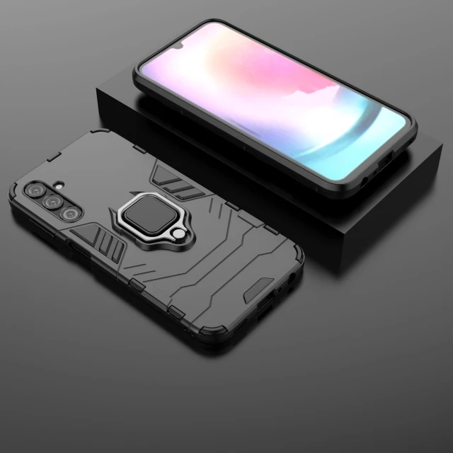 Чохол HRT Ring Armor для Samsung Galaxy A24 4G Black (9145576277638)