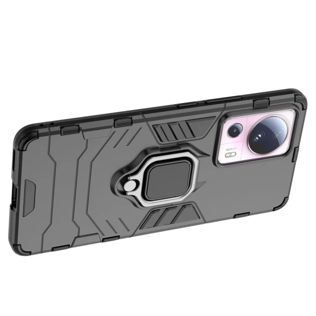 Чохол HRT Ring Armor для Xiaomi 13 Lite Black (9145576277645)