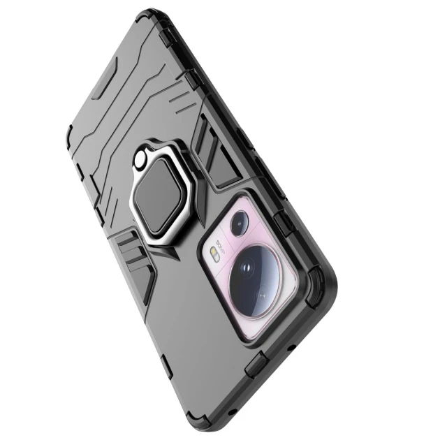 Чохол HRT Ring Armor для Xiaomi 13 Lite Black (9145576277645)