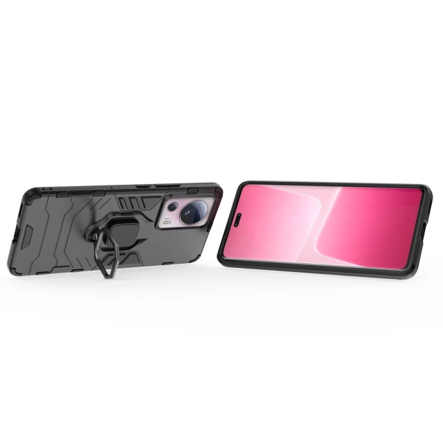 Чохол HRT Ring Armor для Xiaomi 13 Lite Black (9145576277645)