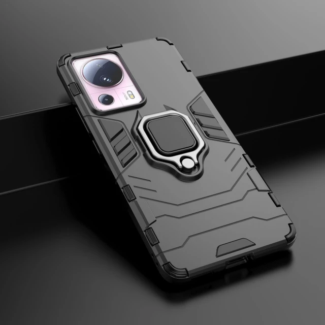 Чохол HRT Ring Armor для Xiaomi 13 Lite Black (9145576277645)