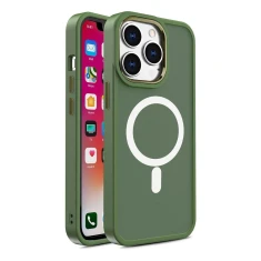 Чохол Hurtel Color Matte Case для iPhone 14 Plus Green with MagSafe (9145576278796)