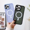 Чохол Hurtel Color Matte Case для iPhone 14 Plus Green with MagSafe (9145576278796)