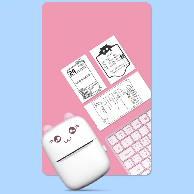 Термопринтер Hurtel Mini Cat Pink (HURC9P)