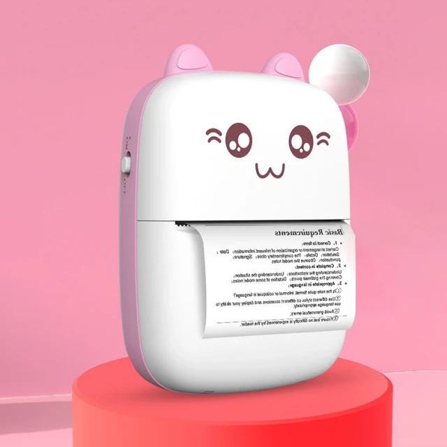 Термопринтер Hurtel Mini Cat Pink (HURC9P)