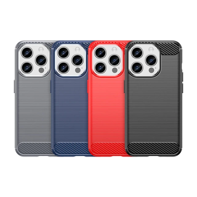 Чохол HRT Carbon Case для iPhone 15 Pro Black (9145576279458)