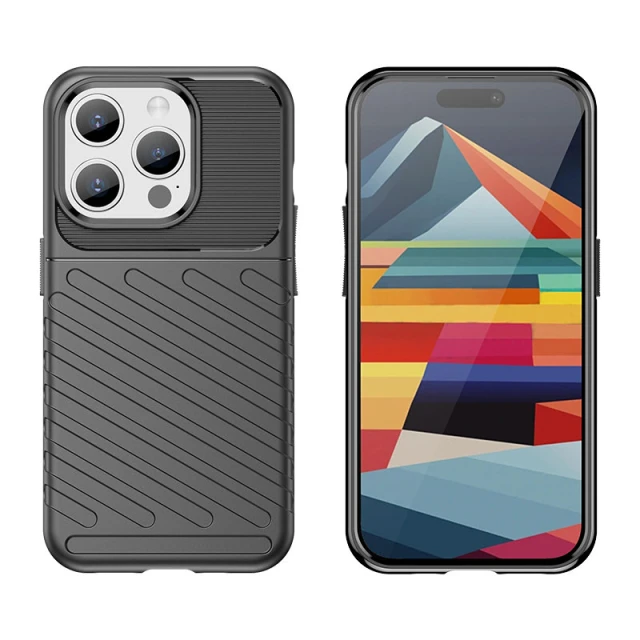 Чохол HRT Thunder Case для iPhone 15 Pro Black (9145576279533)