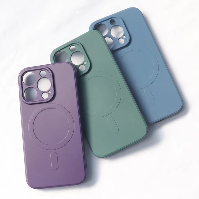 Чохол HRT Silicone Case для iPhone 15 Grey with MagSafe (9145576279779)