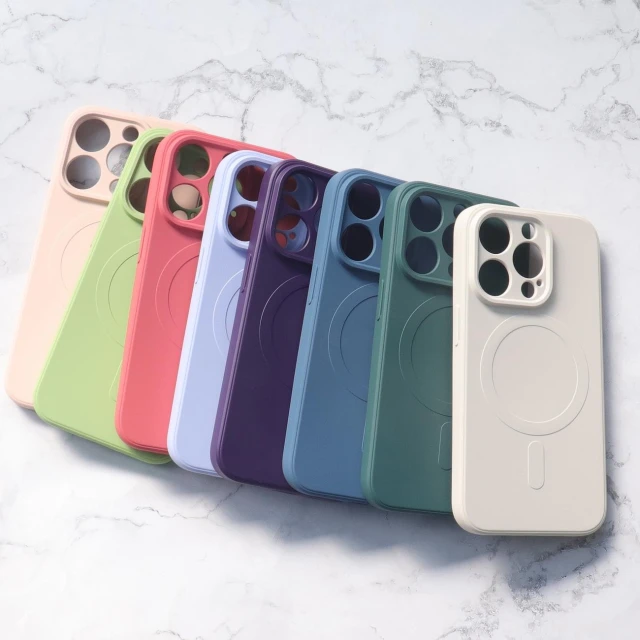 Чохол HRT Silicone Case для iPhone 15 Plus Blue with MagSafe (9145576279830)