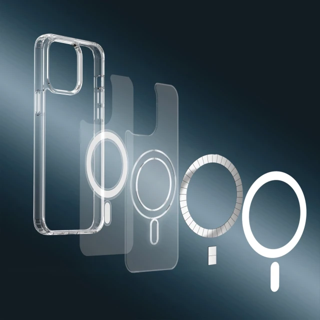 Чохол Hurtel Clear Magnetic Case для iPhone 15 Plus Clear with MagSafe (Magnetic Case MagSafe iPhone 15 Plus Clear)