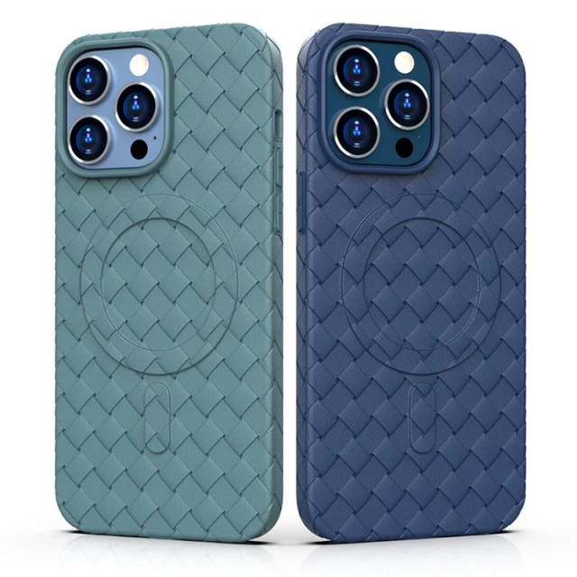 Чохол Hurtel Woven Case для iPhone 15 Pro Purple (9145576281338)