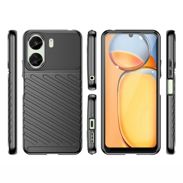 Чохол Thunder Case для Xiaomi Redmi 13C Black (9145576283745)