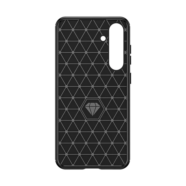 Чохол Hurtel Carbon Case для Samsung Galaxy S24 Plus Black (9145576283769)
