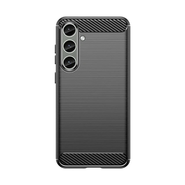 Чохол Hurtel Carbon Case для Samsung Galaxy S24 Plus Black (9145576283769)