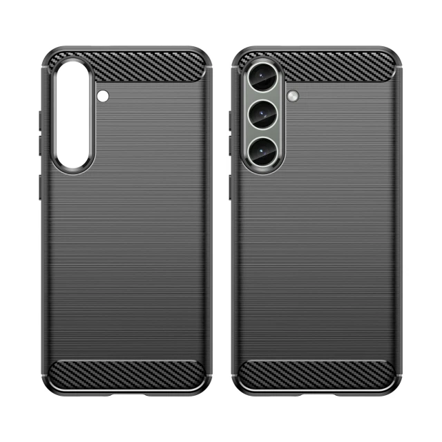 Чохол Hurtel Carbon Case для Samsung Galaxy S24 Plus Black (9145576283769)