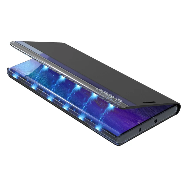 Чохол Hurtel New Sleep View Case для Samsung Galaxy A05s Black (9145576284407)