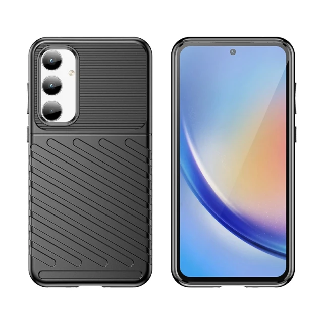 Чохол Hurtel Thunder Case для Samsung Galaxy A35 Black (9145576284605)