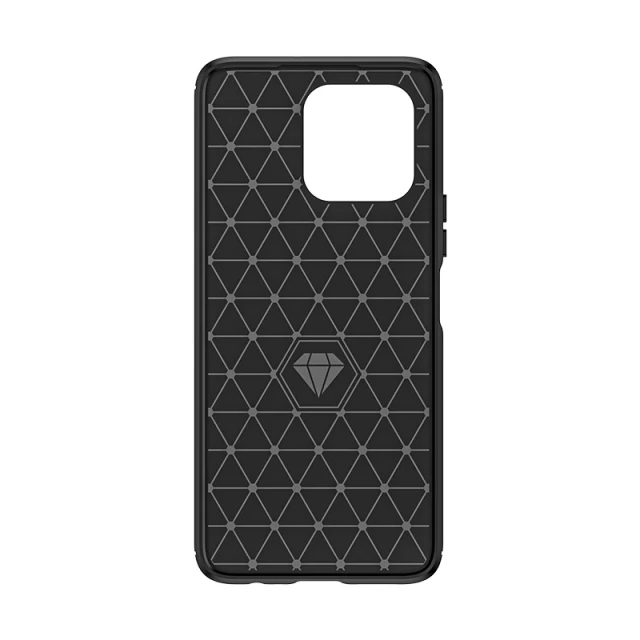 Чехол Hurtel Carbon Case для Honor X6a Black (9145576284650)