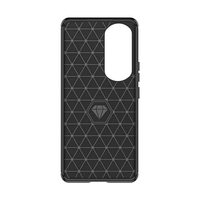 Чохол Hurtel Carbon Case для Honor 90 Pro Black (9145576284704)