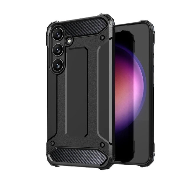 Чохол Hurtel Hybrid Armor для Samsung Galaxy S24 Plus Black (9145576284964)
