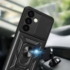 Чохол Hurtel Hybrid Armor Camshield для Samsung Galaxy S24 Plus Black (9145576285084)