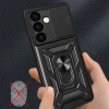 Чохол Hurtel Hybrid Armor Camshield для Samsung Galaxy S24 Plus Black (9145576285084)