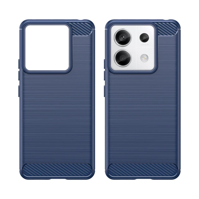 Чохол Hurtel Carbon Case для Xiaomi Redmi Note 13 Pro Blue (Carbon Case Redmi Note 13 Pro - Blue)