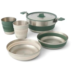 Набір посуду SEA TO SUMMIT Detour SL Steel One Pot 3 л 5 шт (9327868158546)