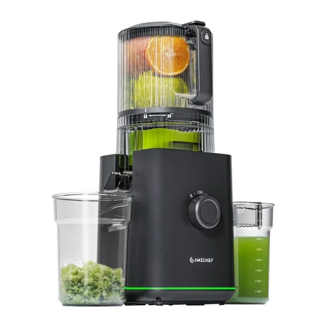 Віджимка повільнообертова AMZCHEF CE-ZM1919 Black (CE-ZM1919-BK)
