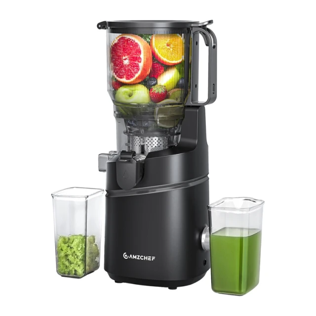 Соковижимач повільного обертання AMZCHEF SJ-036 Black (CE-SJ-036C-BK)
