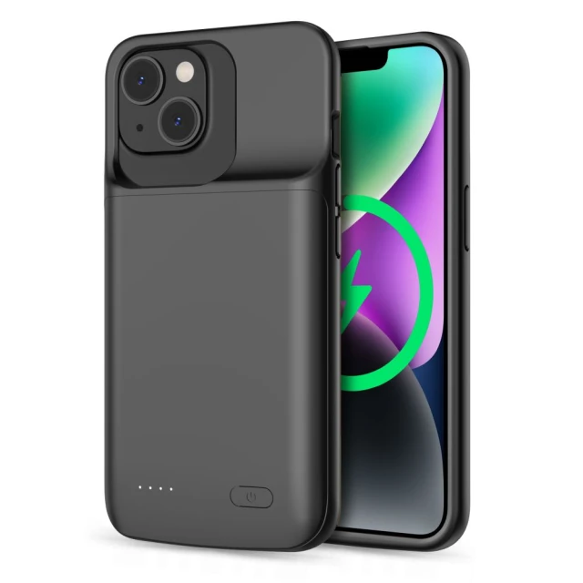 Чохол Tech-Protect Powercase 4800 mAh для iPhone 14 | 14 Pro Black (9490713927434)