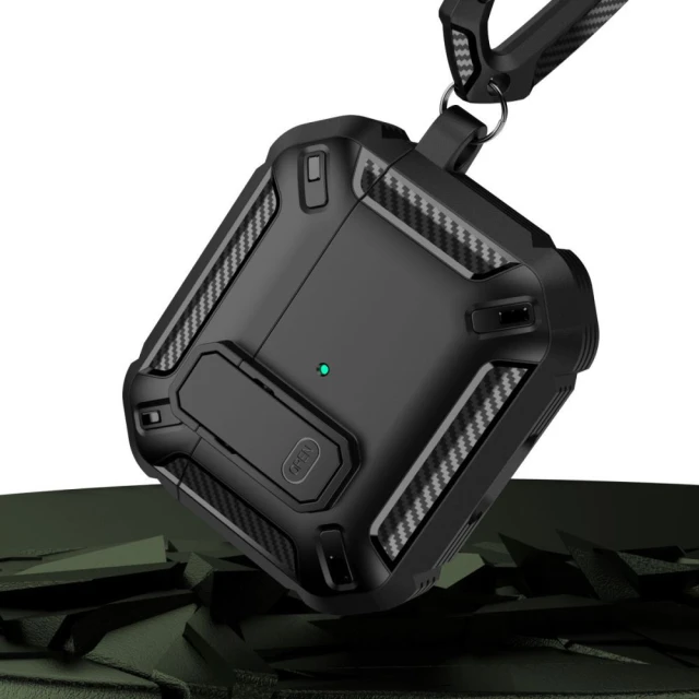 Чохол Tech-Protect X-Carbo для AirPods Pro 1 | 2 Black (9490713928080)