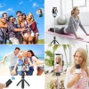 Універсальний штатив Tech-Protect L02S Wireless Selfie Stick Tripod Black (795787711484)