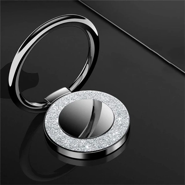 Кільце-тримач для смартфона Tech-Protect Magnetic Phone Ring Glitter Rose (9589046917523)