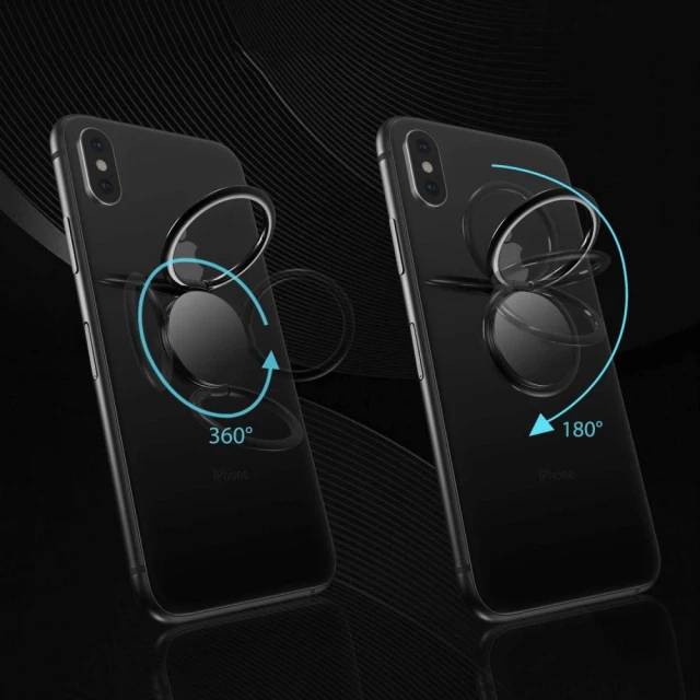 Кільце-тримач для смартфона Tech-Protect Magnetic Phone Ring Black (9589046917530)