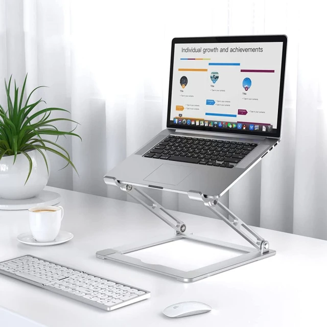 Підставка для ноутбука Tech-Protect Prodesk Universal Silver (9589046919398)