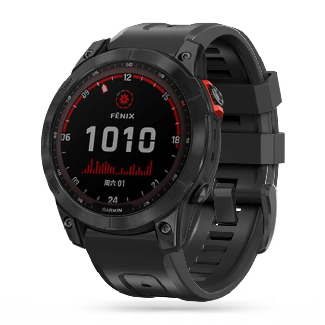 Ремінець Tech-Protect Icon Band для Garmin Fenix 5 | 6 | 6 Pro | 7 Black (9589046921469)