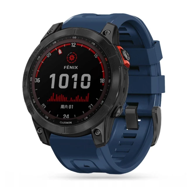 Ремешок Tech-Protect Icon Band для Garmin Fenix 5 | 6 | 6 Pro | 7 Navy Blue (9589046921490)