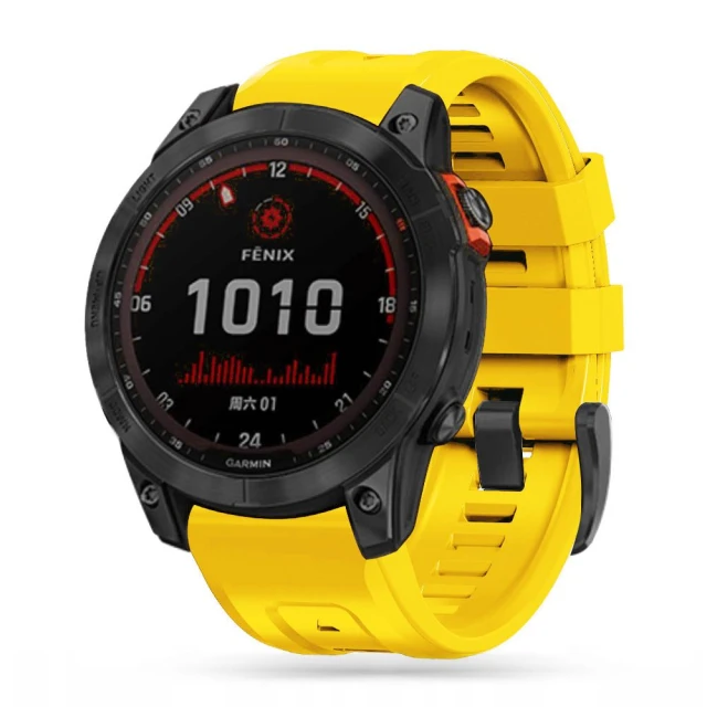 Ремінець Tech-Protect Icon Band для Garmin Fenix 5 | 6 | 6 Pro | 7 Yellow (9589046921506)