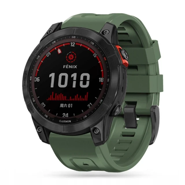 Ремешок Tech-Protect Icon Band для Garmin Fenix 5 | 6 | 6 Pro | 7 Army Green (9589046921537)